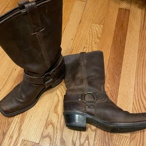 Frye pullon Harness 12R Tan Brown